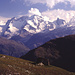 Castor,Pollux,Breithorn und Klein Matterhorn