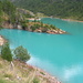 Der türkisgrüne Lago Place Moulin, dessen Farbe fast kitschig, aber echt so ist