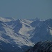 Blick über das Brünstelskreuz in die Zillertaler Alpen