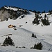 Skihütte und Einstieg in die "Chalberer"