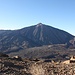 Blick vom Gipfelplateu auf den Teide