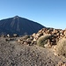 Blick vom Gipfelplateu auf den Teide
