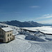Kleine Scheidegg - Wolken im Tal und strahlender Sonnenschein am Berg