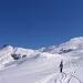 Schöner Anstieg mit Eiskarspitze links und Torspitze rechts