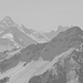 Blick vom Edelsberg in die Allgäuer Alpen, links der Hochvogel