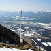 Das Kreuz am Mittagskogel. Wir sind die ersten Besucher dieses Jahr.