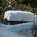 Kleine Hütte am Pölvenrücken. Der Schnee hält hier wohl noch ein bisschen...