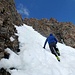 Auf ins Couloir an der Ostseite.