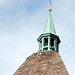 Kirchturm in Hülsede, von Dohlen bewohnt.