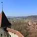 Aussicht vom Schloss Laupen mit Turm