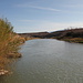 An den Hot Springs - Blick über den Rio Grande flussabwärts. Rechts ist das mexikanische Ufer zu sehen, links das US-amerikanische.