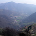 Blick ins dunstige Valle di Muggio