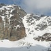 Il Piz Varuna 3.453m e il canale di salita