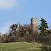 Blick zurück auf die Ruine