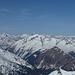 am Gipfel, Blick zur Knittelkarspitze