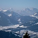 Aussicht vom Hinterfallenkopf in die Glarner Berge
