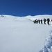 Aufstieg über die Pürder Alpa - hinten das Grosshorn