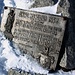 Monte Leone (3553,4m): Gedenktafel vom italienischen Alpenclub auf dem Gipfel.