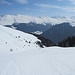 Blick ins Skigebiet an Jakobshorn
