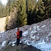 Lawinenüberreste