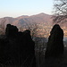 Milenci - Ausblick von den wie "Liebende" (Milenci) nebeneinander stehenden Felsen ins Tal der Labe (Elbe).