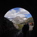 La sortie du tunnel entre Kühboden et le galcier d'Aletsch