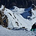 Vorgipfel und der Verlauf des NE-Grates. Sehr viel Schnee hier!