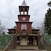 eine Kirche in Medininkai, welche jedoch geschlossen war