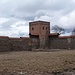 die Burgruine "Medininku pilis" - viel ist da nicht übrig geblieben ... (wird derzeit restauriert)