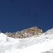 Dufourspitze in Bildmitte, die helle Granitbarriere rechts <br />wurde zu meiner ungewollten Klettereinlage