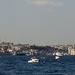wunderbar präsentiert sich die Kulisse des Zentrums von Istanbul; in der Bildmitte die Galata-Brücke