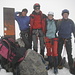 Das Besteigungs-Team Luzi, Cyrill, Tanja, Rory und der Fotograf Chris