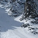Einige sind noch im Aufstieg im Couloir du Glacier d'Arpette