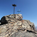 Stropník (kříž) - "Aussichtsgipfel" mit Kreuz, 851 m.