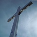 Eccoci alla croce del Gazzirola (cima italiana)