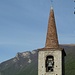 Il campanile davanti al Monte Boglia