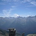 Blick vom Mitterjoch auf Lenkstein (3236m), Hochgall (3436m), Wildgall (3273m) und Schneebigen Nock (3358m)