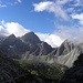 ... und Lienzer Dolomiten zeigen sich im voller Pracht! Hier, von links nach rechts, Teplizer Spitze, 2613m,Simonskopf, 2687m, Kerschbaumertorl, 2285m, Kleine(2454m) und Grosse Gamswiesenspitze(2486m).