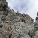 Am Einstieg in Sudgrat des Kleine Sandspitze, 2762 m, II oder III Kletterei, wer weiß?Aber ist es also sehr schön,ohne Seil, ein wahr Genuß...
