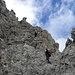 Sudgrat des Kleine Sandspitze, 2762 m, II oder III Kletterei,ohne Seil, ein wahr Genuß, nur Hande und Felswande...