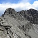 Lavanter Gamswiesenspitze, 2707m und Gamskopfe, 2695m, gesehen im Abstieg von Ari Schubel Steig.