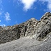 Wunderschonen Sudwand des Kleine Sandspitze, 2762m , im Abstieg zum Laserzsee.