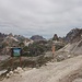 Am Paternsattel (2454m) mit Schau auf die Sextener Dolomiten