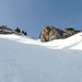 Grade hoch und mitten durch
