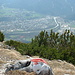 ..... und belohnt die Mühen des Wanderns mit schönem Tiefblick auf Bad Reichenhall an den Gestaden der Saalach.