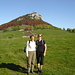 Cyrill's Mama und ich vor dem Rüttelhorn 1193m