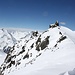 <b>Sul cornicione di neve al Wurmtaler Joch (3089 m).</b>