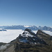 Fulen und Rossstock oberhalb des Nebelmeeres