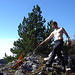 Cyrill der Grillmeister auf dem Gipfel des Rüttelhorn 1193m 
