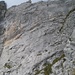 Abseilen vom Rappenloch direkt über die 50m hohe Felswand.